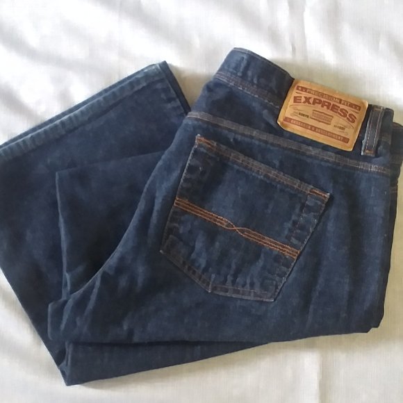 Express Hipster Flare Denim Jeans Size 11/12 - Picture 1 of 8